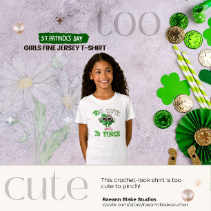 Camiseta Demasiado Lindo para Pellizcar Diseño de Aspecto T