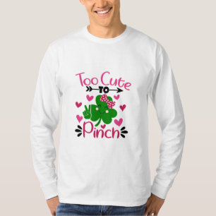 Camiseta Demasiado lindo para picar - Diversión del Día de 