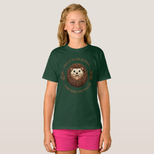 Camiseta Demasiado lindo para resistir...  – Erizo divertid