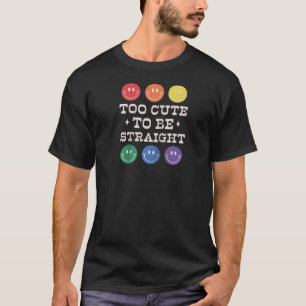 Camiseta Demasiado lindo para ser franco orgullo gay mes ra