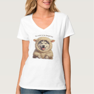 Camiseta Demasiado lindo para ser peligroso – Husky diverti