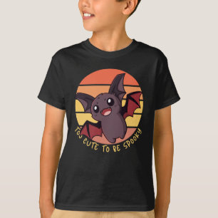 Camiseta Demasiado lindo para ser temeroso murciélago graci