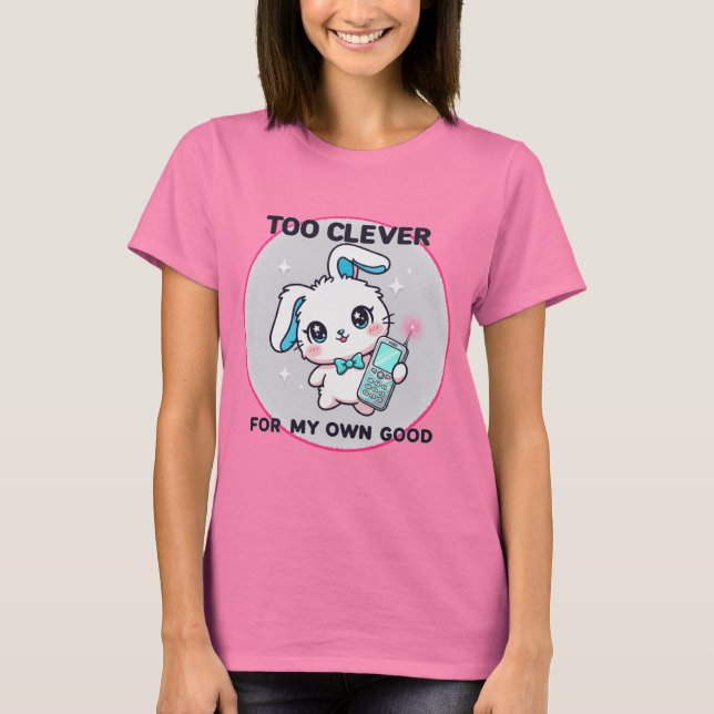 Camiseta Demasiado listo (Anverso)