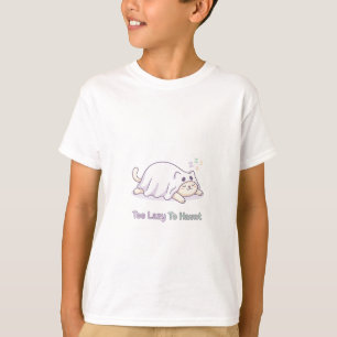 Camiseta Demasiado Perezoso Para Asustar Gato Fantasma Dive