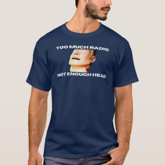 Camiseta Demasiado radio No hay suficientes inclinaciones d