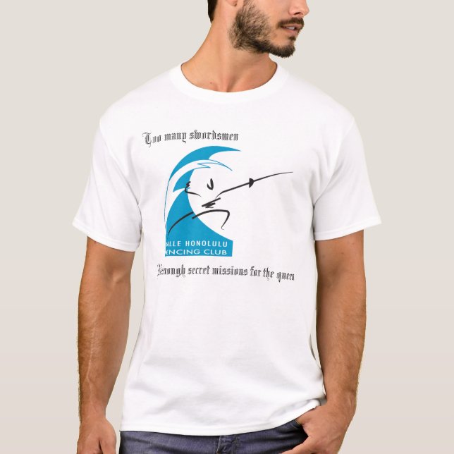 Camiseta Demasiados espadachines no bastantes misiones (Anverso)