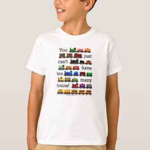Camiseta ¡Demasiados trenes!