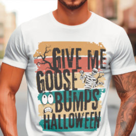 Camiseta Deme el retro de halloween de la parotiditis de ga