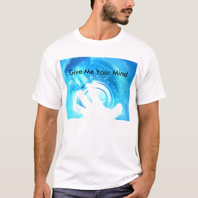 Camiseta Déme su mente (Anverso)