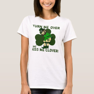Camiseta Déme vuelta sobre beso yo trébol