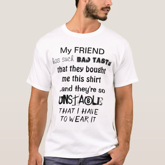 Camiseta demente (Anverso)