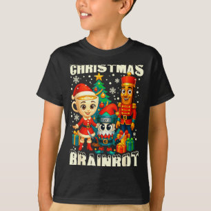 Camiseta Demente italiano divertido de Navidad Demente ital