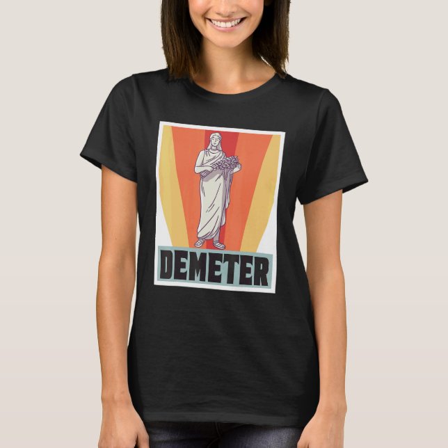 Camiseta Dementer Dios Mitología Griega Antigua Grecia (Anverso)