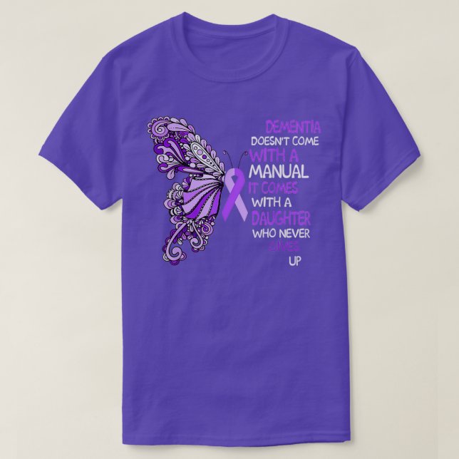 Camiseta Dementia Doesnx27t viene con un manual (Diseño del anverso)