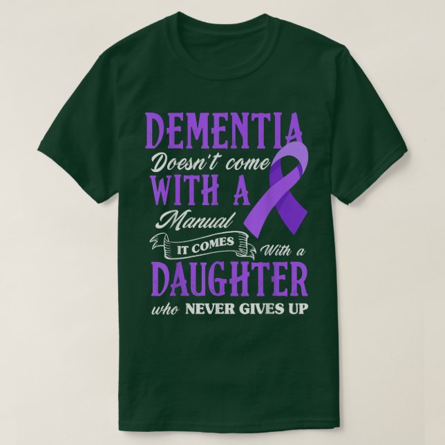 Camiseta Dementia no viene con manual  (Diseño del anverso)