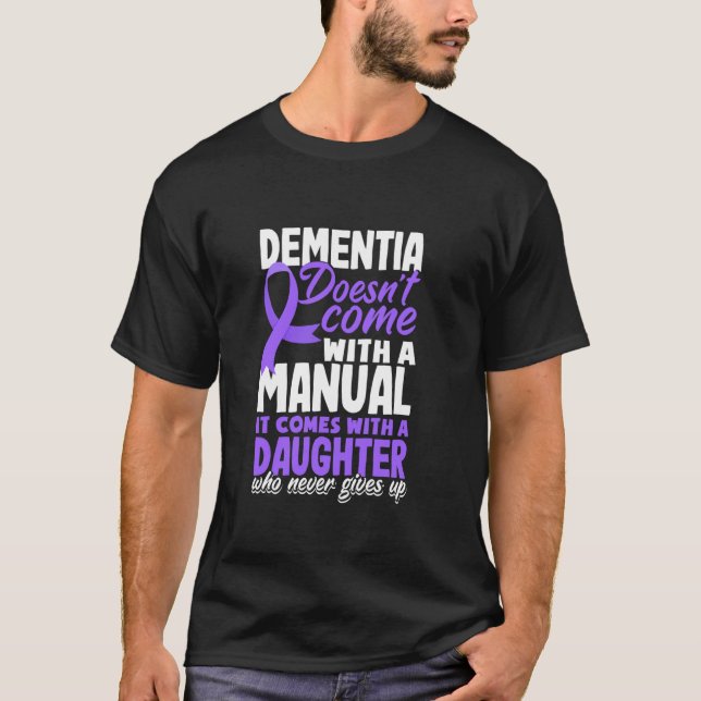 Camiseta Dementia no viene con manual (Anverso)