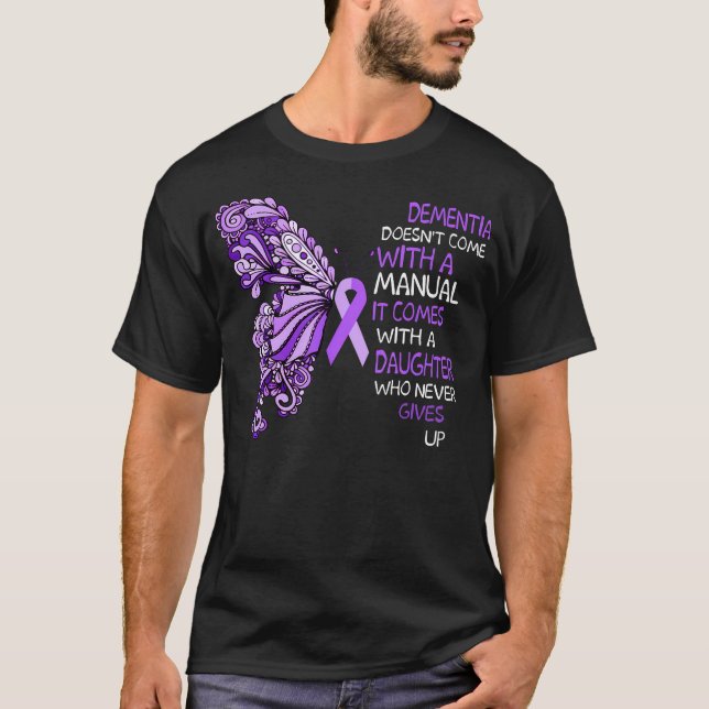 Camiseta Dementia No Viene Con Un Manual Con El Que Viene (Anverso)