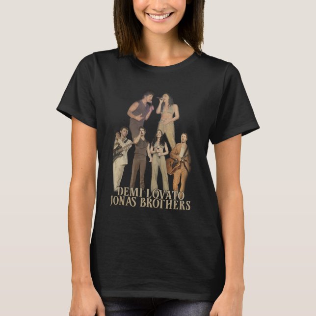 Camiseta Demi Lovato Jonas Brothers (Anverso)