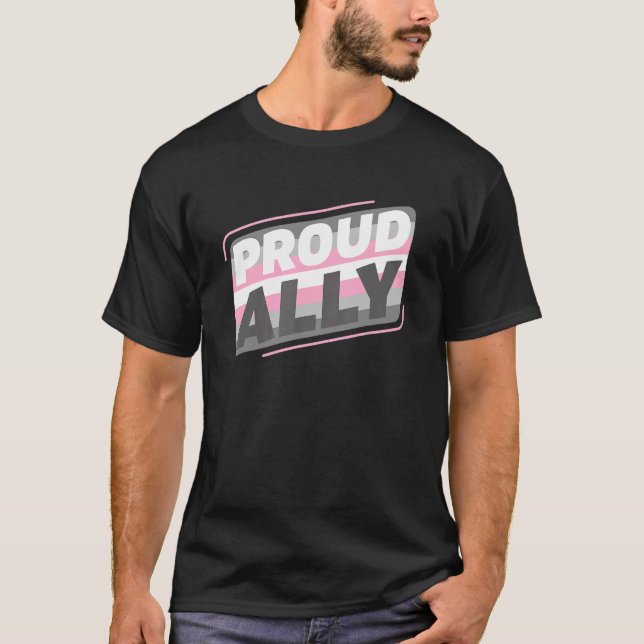 Camiseta Demigirl Demisexual Orgullo Alado Lgbt Bandera Dem (Anverso)