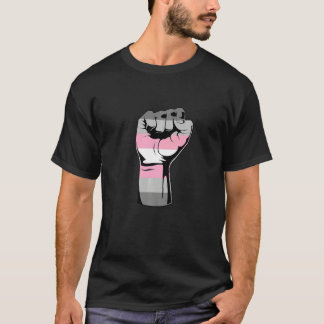 Camiseta Demigirl Handfist LGBT Rights Demigirl Pride Demig
