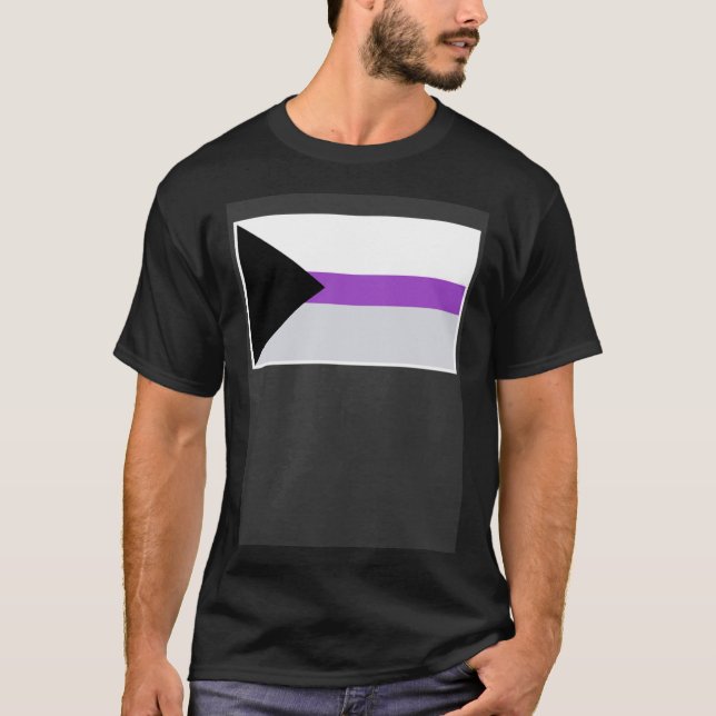 Camiseta Demisexual Flag Demisexual Pride Flag (Anverso)