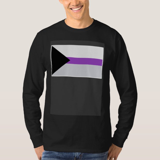 Camiseta Demisexual Flag Demisexual Pride Flag (Anverso)