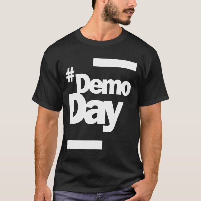 Camiseta Demo Day - Hashtag Demoday (Anverso)