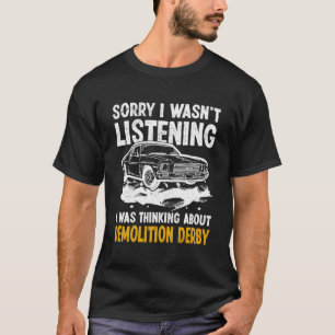 Camiseta Demo Derby Car Parts Demolition Team Car Sport Rac