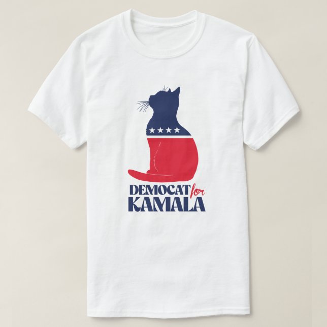 Camiseta Democat for Kamala (Diseño del anverso)