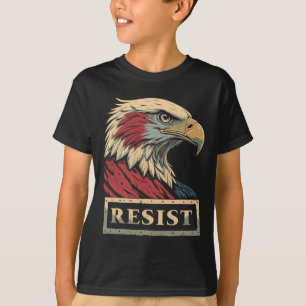 Camiseta Democracia Americana Orgullosa - Prevenir el Fasci