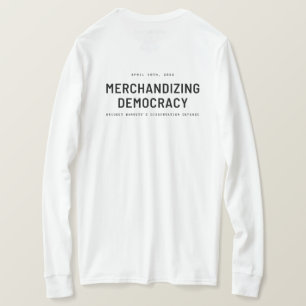 Camiseta "Democracia mercante"
