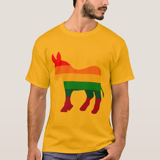 CAMISETA DEMÓCRATA GAY (Anverso)