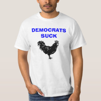 CAMISETA DEMÓCRATAS CHUPAN EL GALLO