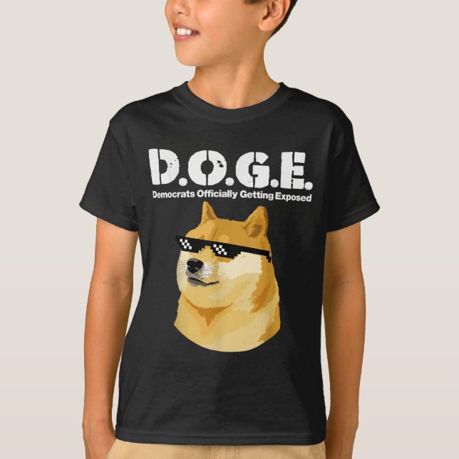 Camiseta Demócratas memes de perros que se exponen oficialm (Anverso)