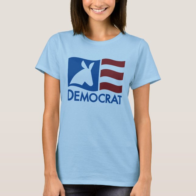 Camiseta Democratic de la bandera (Anverso)