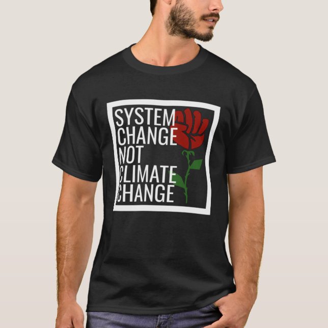 Camiseta Democratic Socialist Rose Climate Change Respect E (Anverso)