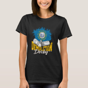 Camiseta Demolición Derby Demo Driver South Dakota Demo Der