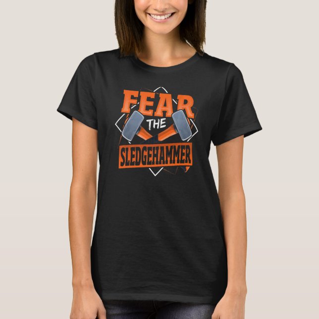 Camiseta Demolición Doméstica Para Mejoras Domésticas 8 (Anverso)