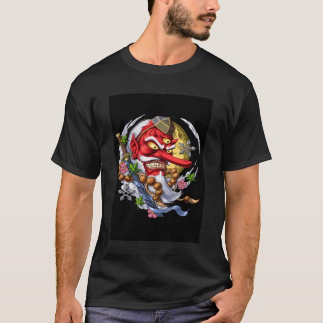 Camiseta Demón japonés de Tengu2163png2163 (Anverso)