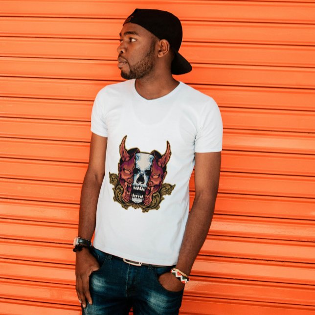 Camiseta Demon japonés Hannya Skull Fusion (Subido por el creador)