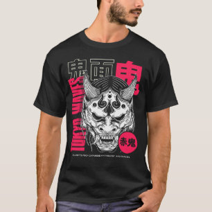 Camiseta Demon japonés Hanya Oni mascara orgullo japonés To