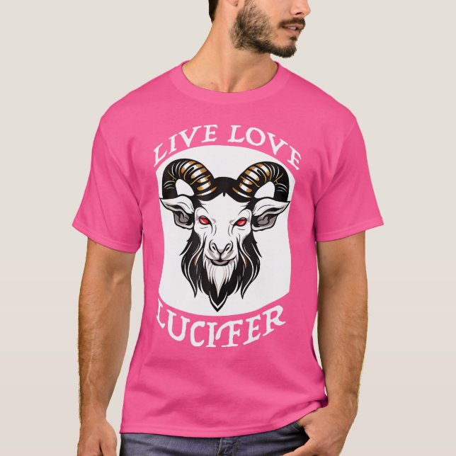 Camiseta Demon Lucifer Goat (Anverso)