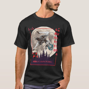 Camiseta Demon Maid japonés estilo manga anime