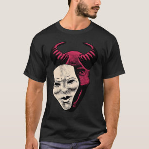 Camiseta Demon Máscara Demonio de Demonio
