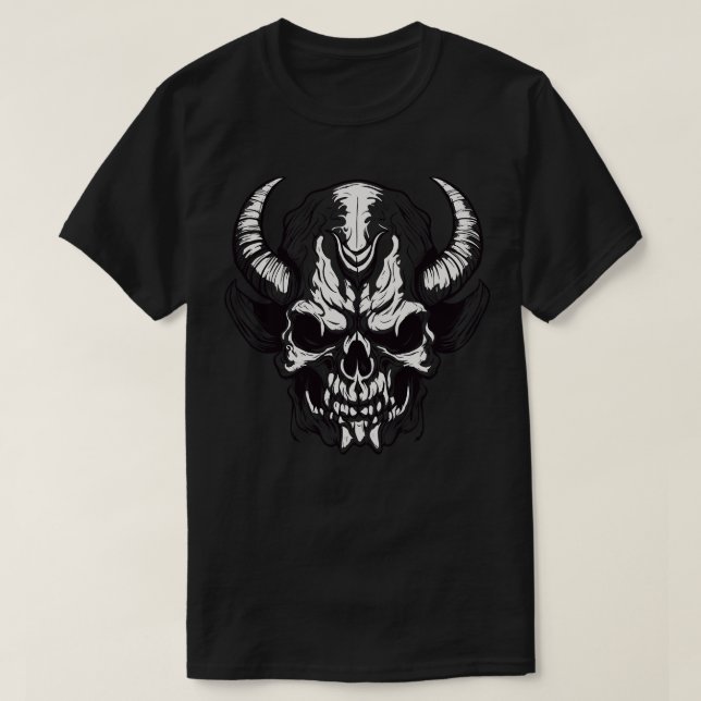 Camiseta Demon Skull (Diseño del anverso)