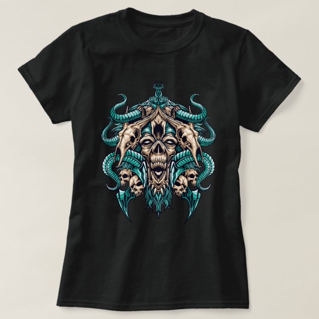Camiseta Demon Skull (Diseño del anverso)