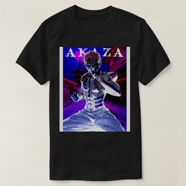 Camiseta Demon Slayer Akaza (Diseño del anverso)