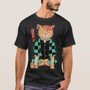 Camiseta Demon Slayer Cat Classic