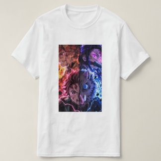 Camiseta Demon Slayer electro color