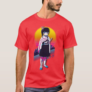 Camiseta Demon Slayer Kanao Tsuyuri Retrowave